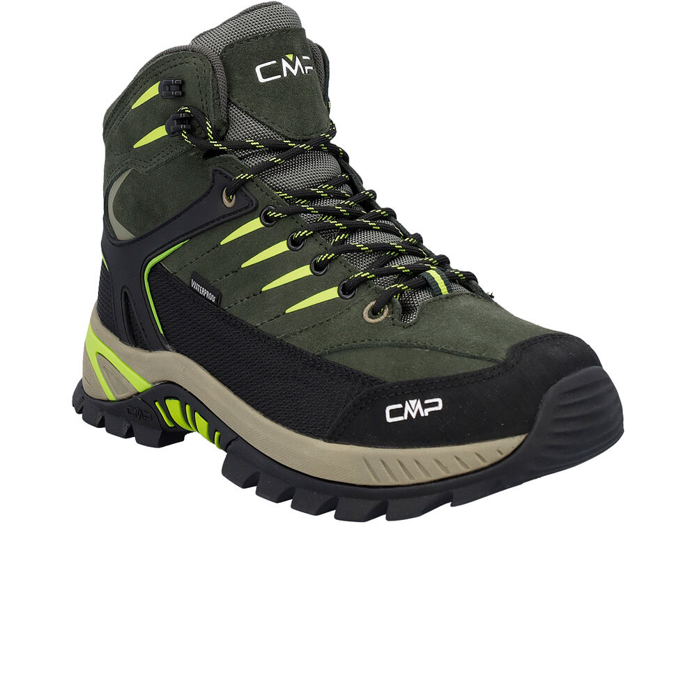 Cmp bota trekking hombre RIGEL 2.0 MID WATERPROOF VERDE 05