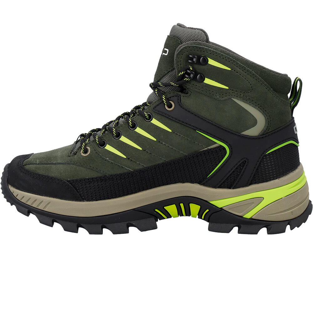 Cmp bota trekking hombre RIGEL 2.0 MID WATERPROOF VERDE lateral interior