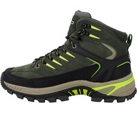 Cmp bota trekking hombre RIGEL 2.0 MID WATERPROOF VERDE lateral interior