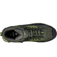 Cmp bota trekking hombre RIGEL 2.0 MID WATERPROOF VERDE vista trasera