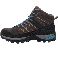 Cmp bota trekking hombre RIGEL MID WATERPROOF MARRON lateral interior