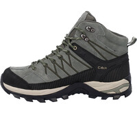 Cmp bota trekking hombre RIGEL MID WATERPROOF VERDE lateral interior