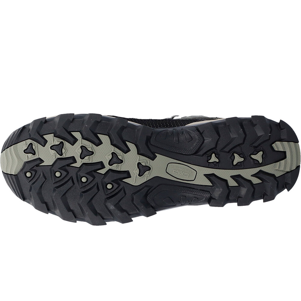Cmp bota trekking hombre RIGEL MID WATERPROOF VERDE vista superior