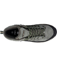 Cmp bota trekking hombre RIGEL MID WATERPROOF VERDE vista trasera