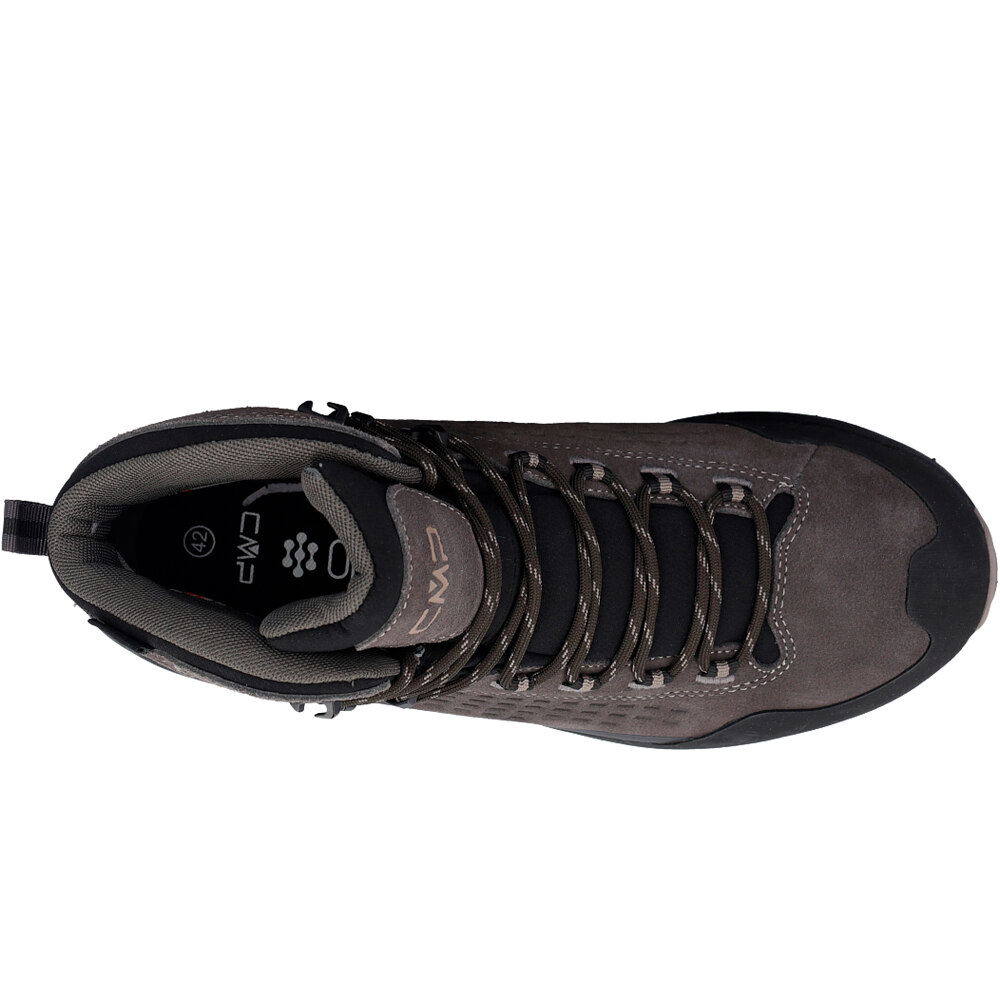 Cmp bota trekking hombre VERTYX MID WATERPROOF MARRON vista trasera