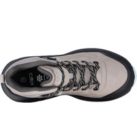 Cmp bota trekking mujer JUUKAT MID WATERPROOF MARRON vista trasera