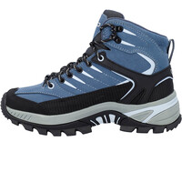 Cmp bota trekking mujer RIGEL 2.0 MID WATERPROOF AZUL lateral interior