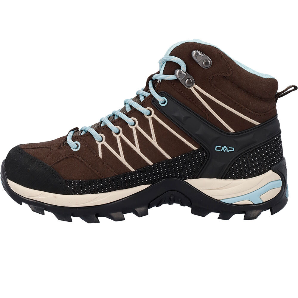 Cmp bota trekking mujer RIGEL MID WATERPROOF MARRON lateral interior