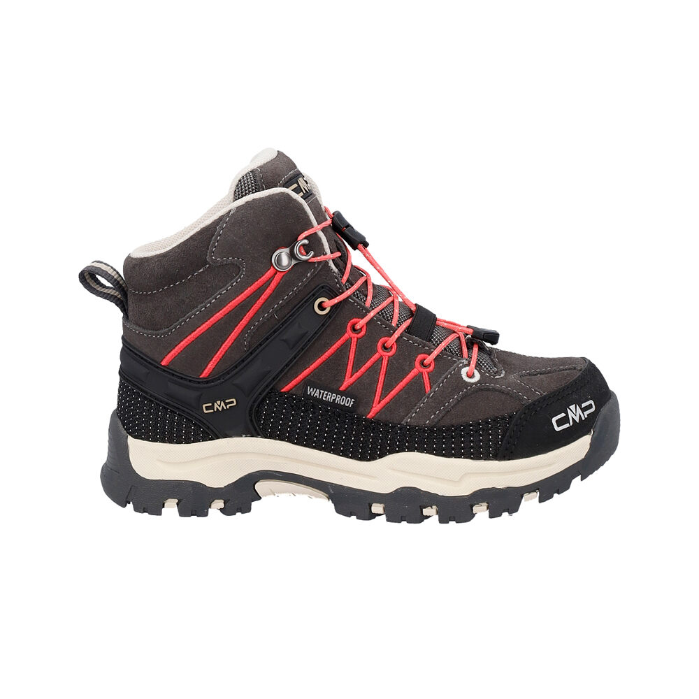 Cmp bota trekking niño KIDS RIGEL MID TREKKING SHOES WP MARRON lateral exterior