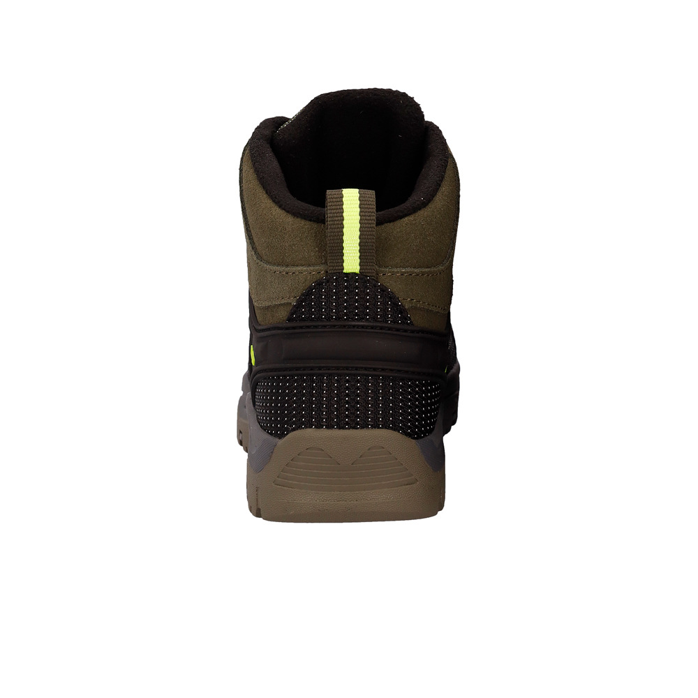 Cmp bota trekking niño KIRUNA MID FITGO FLEECE WATERPROOF VERDE puntera
