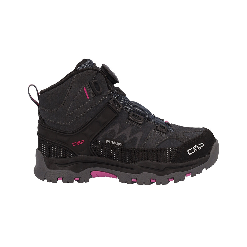 Cmp bota trekking niño KIRUNA WATERPROOF GRIS lateral exterior