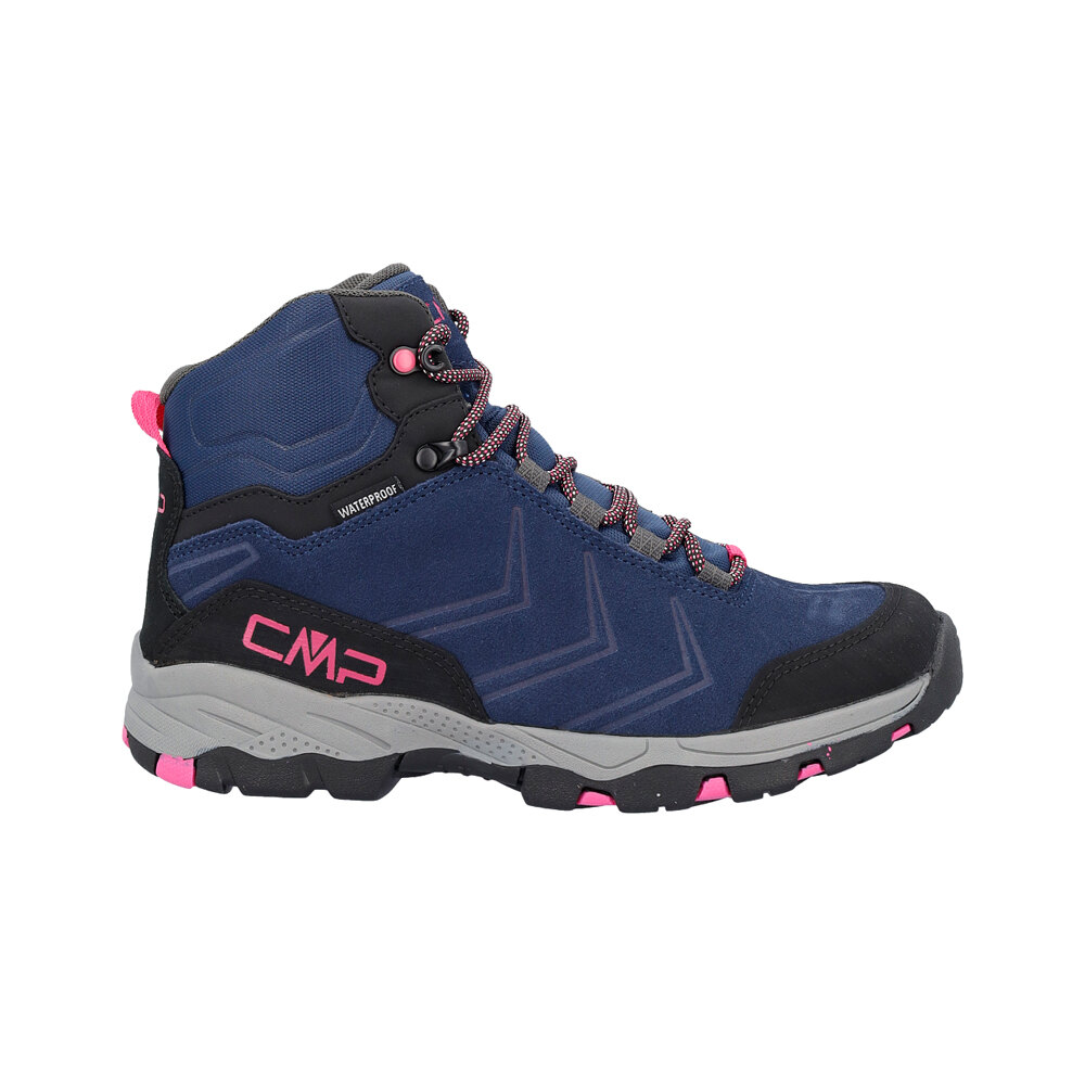 Cmp bota trekking niño MELNICK MID AZUL lateral exterior