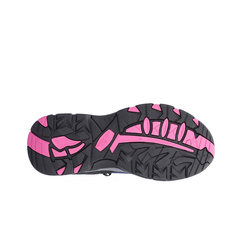 Cmp bota trekking niño MELNICK MID AZUL vista superior