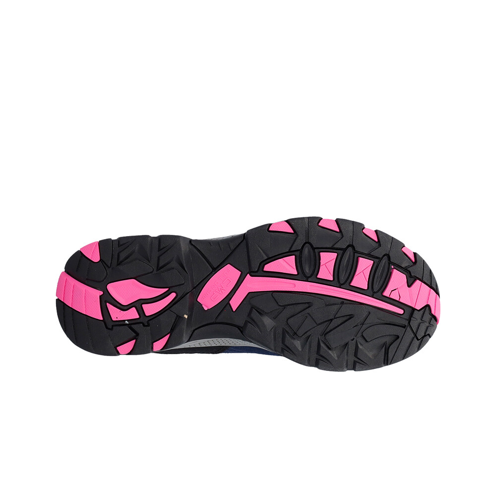 Cmp bota trekking niño MELNICK MID AZUL vista superior