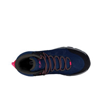 Cmp bota trekking niño MELNICK MID AZUL vista trasera