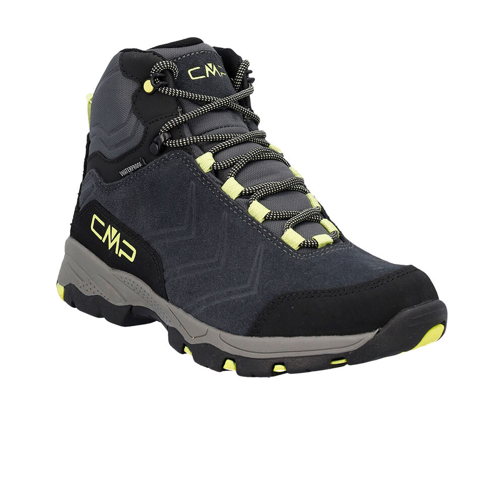 Cmp bota trekking niño MELNICK MID WATERPROOF GRIS vista trasera