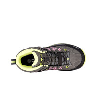 Cmp bota trekking niño RIGEL MID WATERPROOF GRIS vista trasera