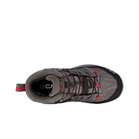Cmp bota trekking niño RIGEL MID WATERPROOF GRIS vista trasera