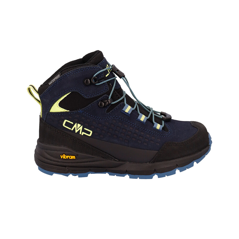 Cmp bota trekking niño VERTYX MID WATERPROOF AZUL lateral exterior