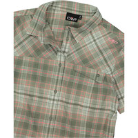 Cmp camisa montaña manga corta mujer WOMAN SHIRT VERDE 03