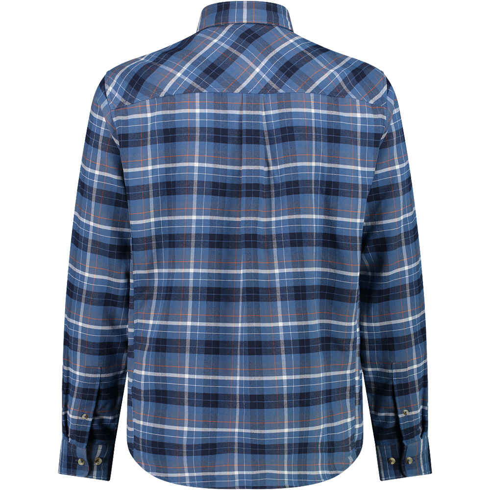 Cmp camisa montaña manga larga hombre MAN SHIRT AZUL vista trasera