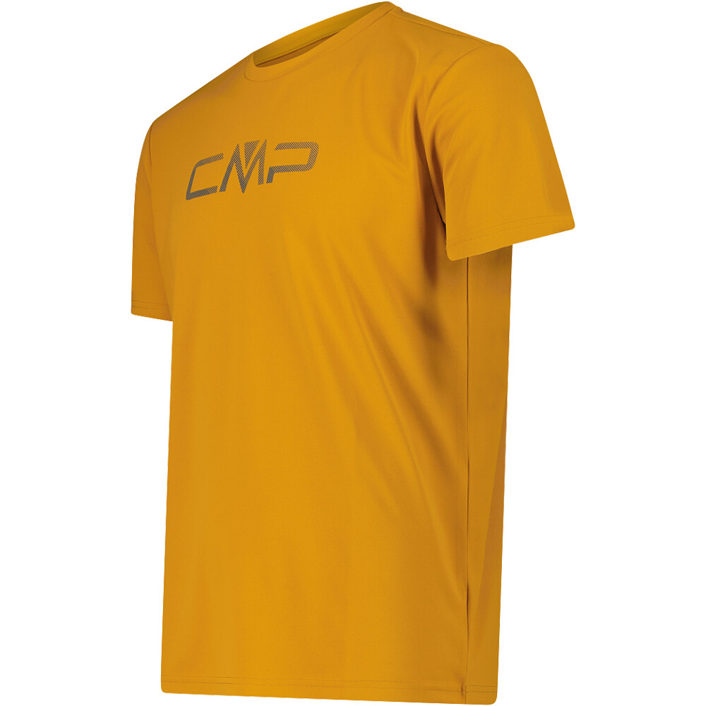 Cmp camiseta montaña manga corta hombre MAN CO T-SHIRT AMARILLO vista detalle