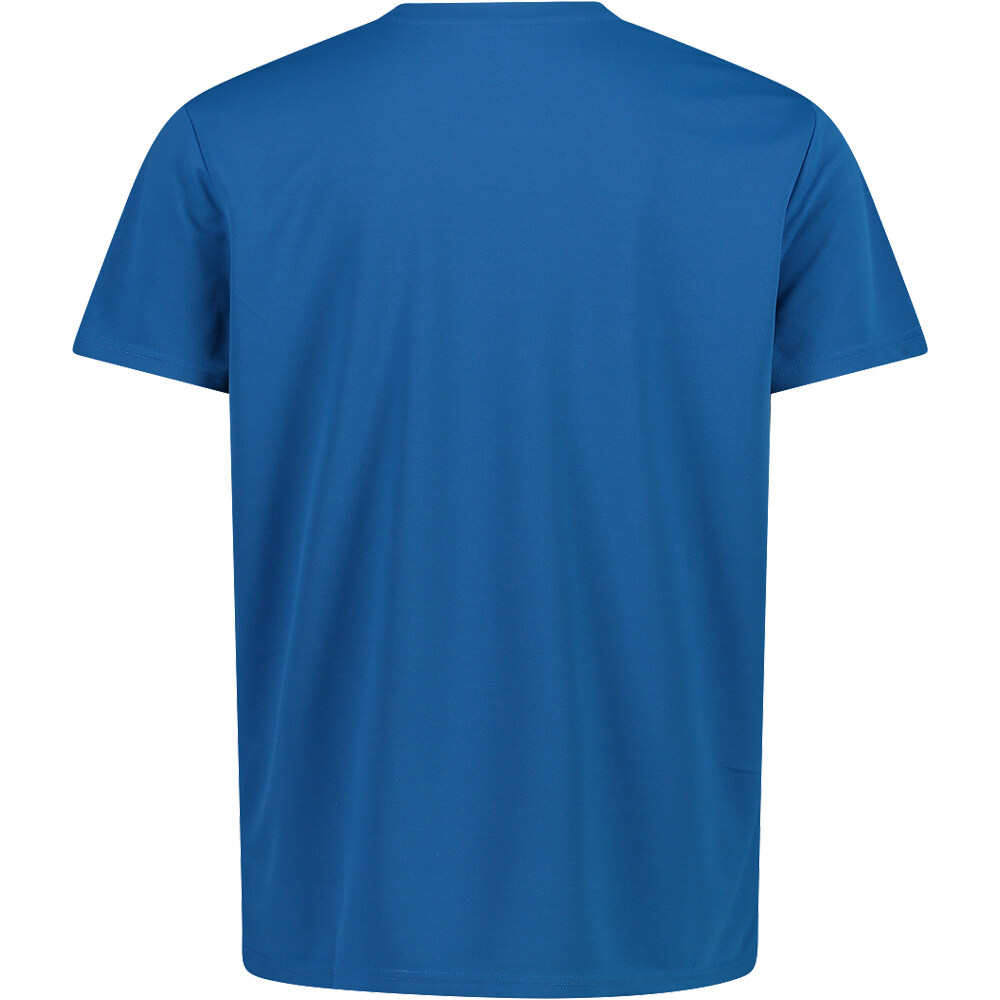 Cmp camiseta montaña manga corta hombre MAN CO T-SHIRT AZUL vista trasera