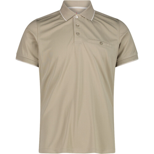 Cmp camiseta montaña manga corta hombre MAN POLO MARRON