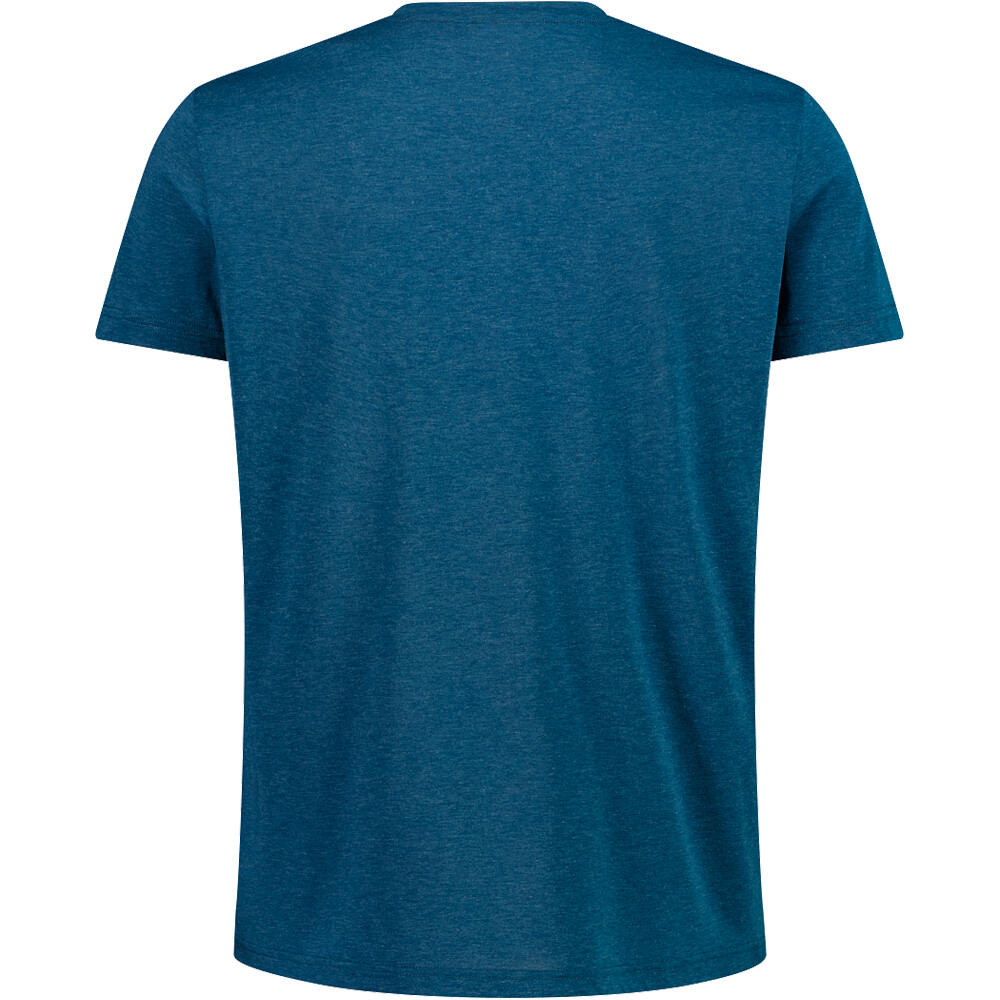 Cmp camiseta montaña manga corta hombre MAN T-SHIRT AZUL vista trasera