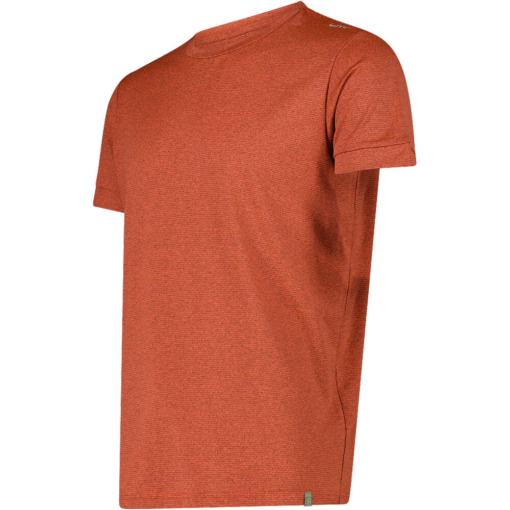 Cmp camiseta montaña manga corta hombre MAN T-SHIRT NARANJA vista detalle