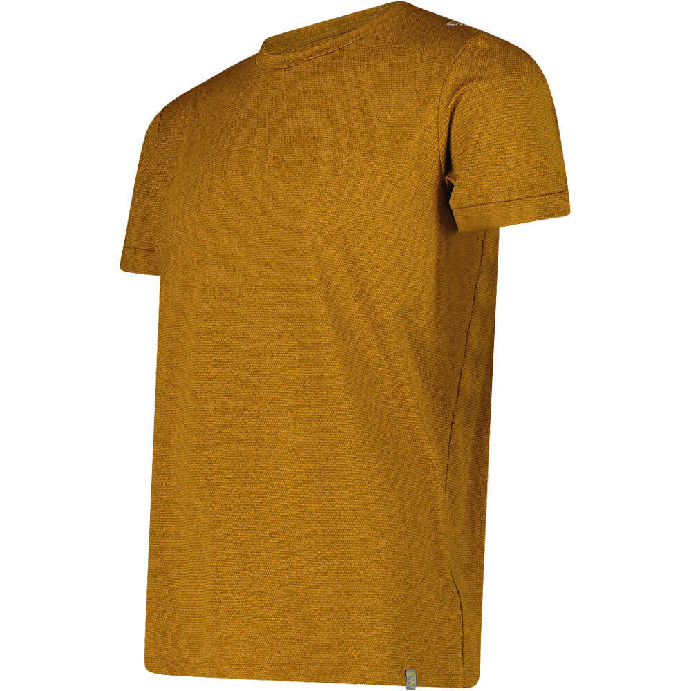 Cmp camiseta montaña manga corta hombre MAN T-SHIRT NARANJA vista detalle