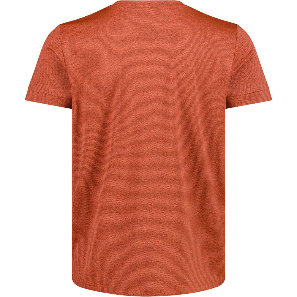Cmp camiseta montaña manga corta hombre MAN T-SHIRT NARANJA vista trasera