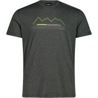 Cmp camiseta montaña manga corta hombre MAN T-SHIRT VERDE vista frontal