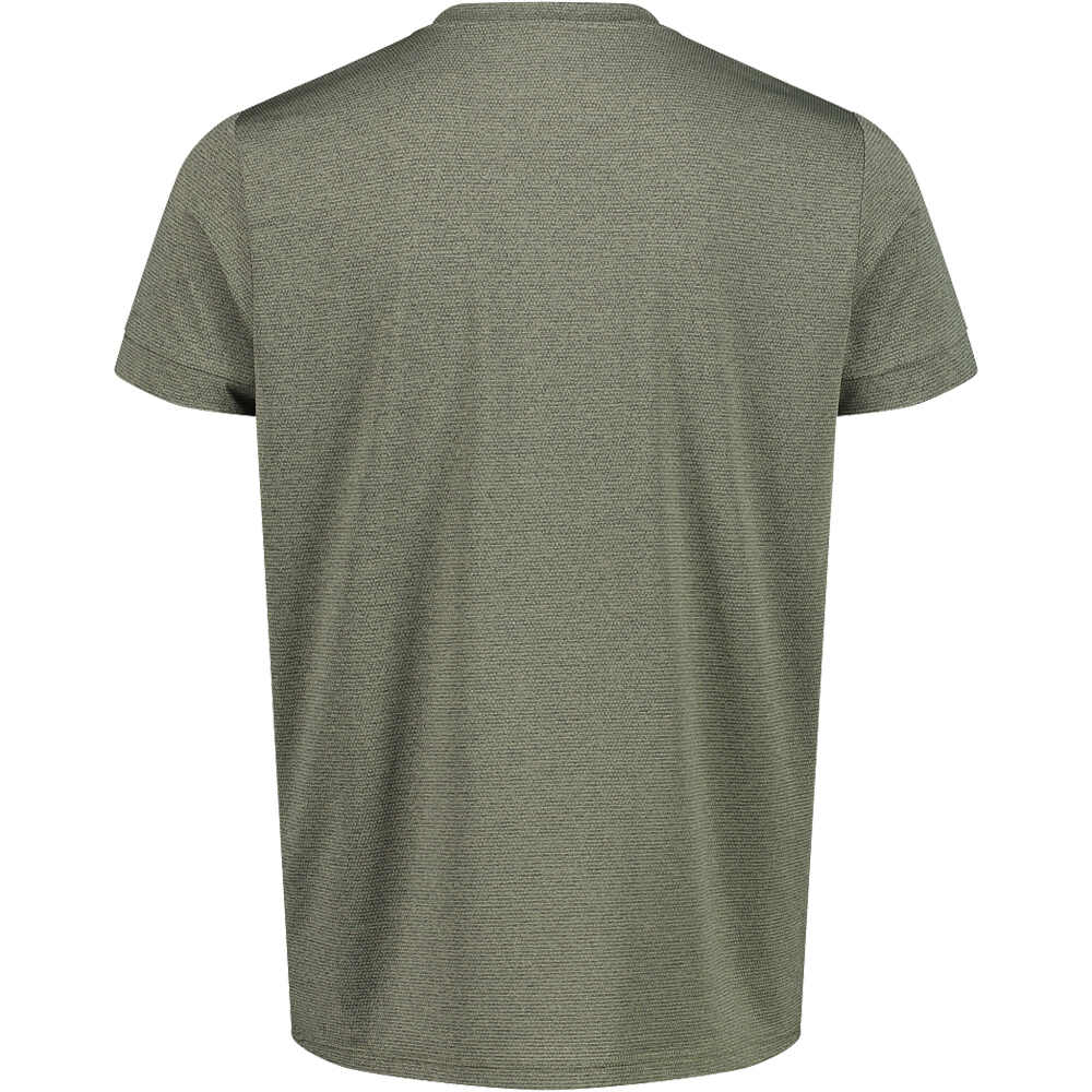 Cmp camiseta montaña manga corta hombre MAN T-SHIRT VERDE vista trasera