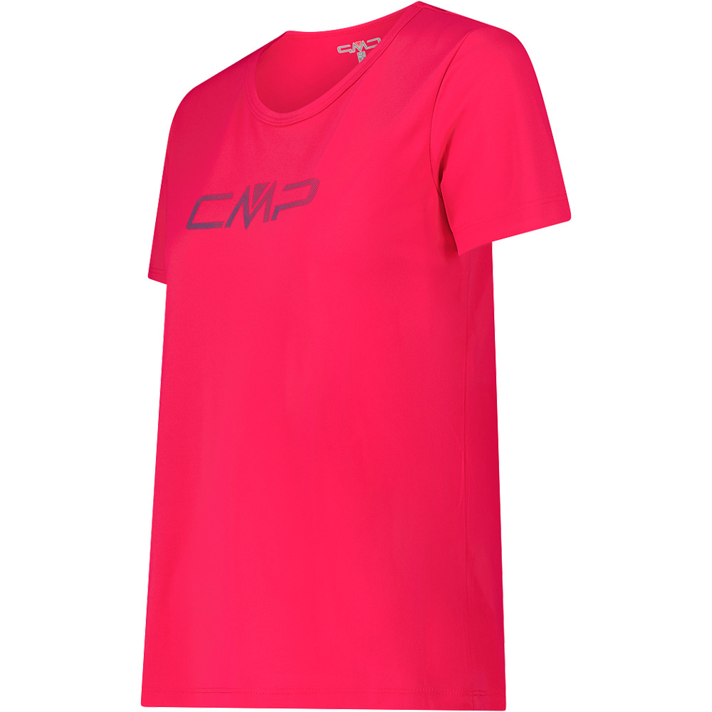 Cmp camiseta montaña manga corta mujer WOMAN CO T-SHIRT ROSA vista detalle