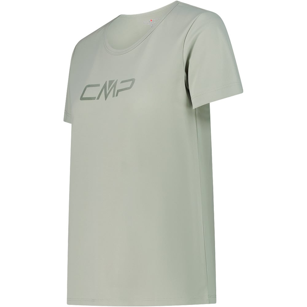 Cmp camiseta montaña manga corta mujer WOMAN CO T-SHIRT VERDE vista detalle