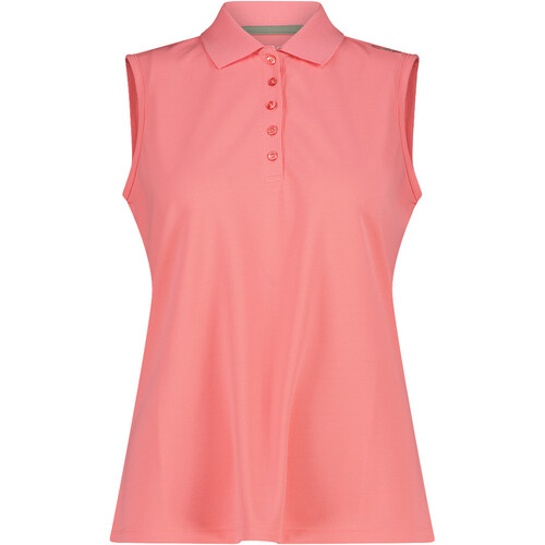 CMP WOMAN POLO SLEEVELESS rosa