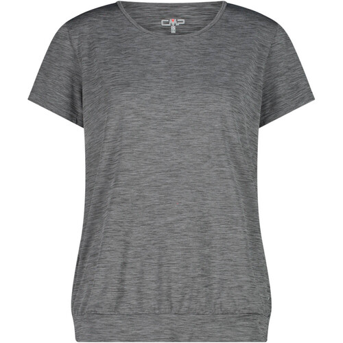Cmp camiseta montaña manga corta mujer WOMAN T-SHIRT GRIS