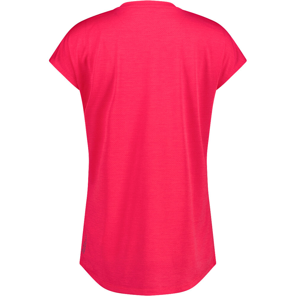 Cmp camiseta montaña manga corta mujer WOMAN T-SHIRT ROJO vista trasera