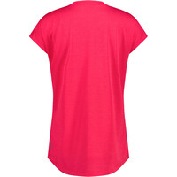 Cmp camiseta montaña manga corta mujer WOMAN T-SHIRT ROJO vista trasera