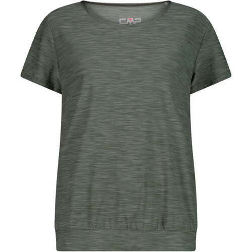 Cmp camiseta montaña manga corta mujer WOMAN T-SHIRT VERDE