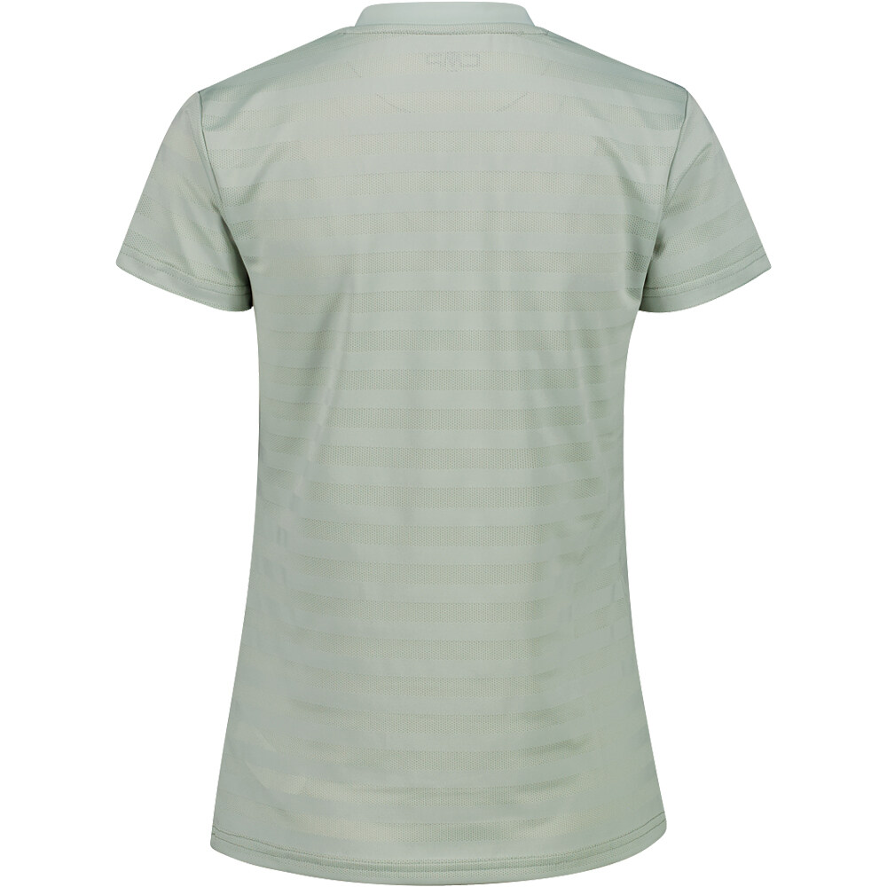 Cmp camiseta montaña manga corta mujer WOMAN T-SHIRT VERDE vista trasera