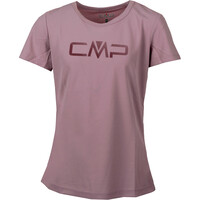 Cmp camiseta montaña manga corta niño KID G CO T-SHIRT ROSA vista frontal