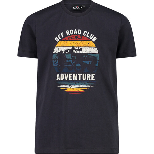 Cmp camiseta montaña manga corta niño KID T-SHIRT NEGRO