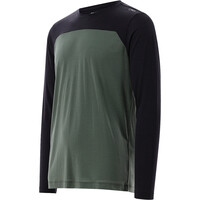 Cmp camiseta montaña manga larga hombre KILDAR MAN T-SHIRT VERDE vista detalle