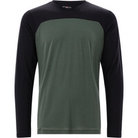 Cmp camiseta montaña manga larga hombre KILDAR MAN T-SHIRT VERDE vista frontal