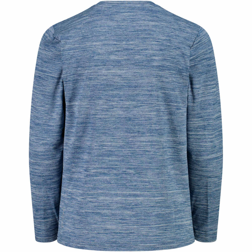 Cmp camiseta montaña manga larga niño KID T-SHIRT AZUL vista trasera