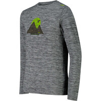 Cmp camiseta montaña manga larga niño KID T-SHIRT GRIS vista detalle