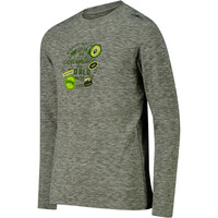 Cmp camiseta montaña manga larga niño KID T-SHIRT VERDE vista detalle