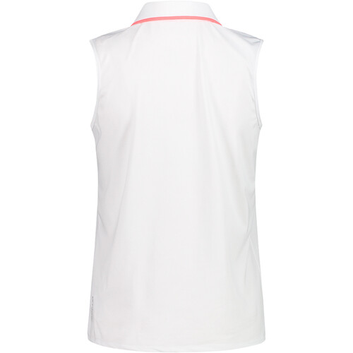 CMP WOMAN POLO SLEEVELESS blanco